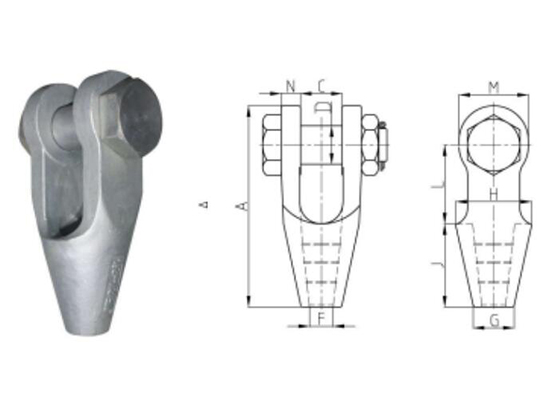 開式索節(jié)(SOA) OPEN SPELTER SOCKETS (SOA)