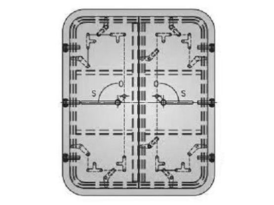 鋼質(zhì)雙扇快開閉風(fēng)雨密門 STEEL DOUBLE-LEAF QUICK ACTION WEATHERTIGHT DOOR