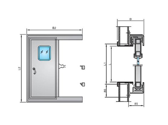 鋁質駕駛室防風雨移門_ ALUMINIUM ALLOY SPRAYTIGHT SLIDING DOOR FOR WHEELHOUSE